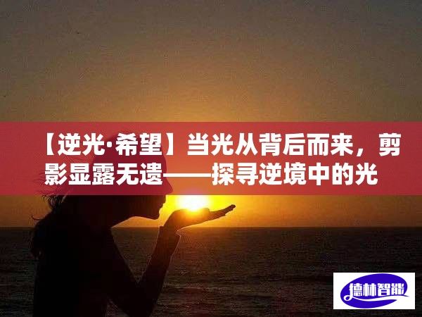 【逆光·希望】当光从背后而来，剪影显露无遗——探寻逆境中的光明与希望